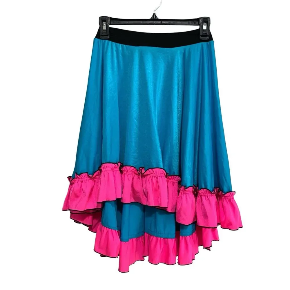 Dancer Costume Gypsy Spanish Folklorico 2-Pc Girls XL Performance